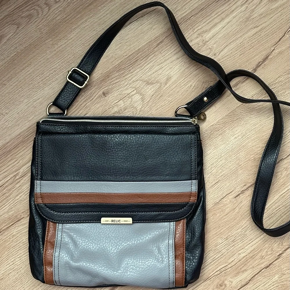 Relic bag multi color black gray tan - Picture 1 of 5